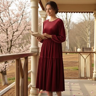 Velvet dress -CECILIA